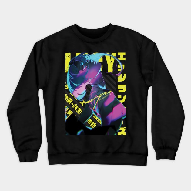 Cyberpunk: Edgerunners - Lucy #03 Crewneck Sweatshirt by Recup-Tout